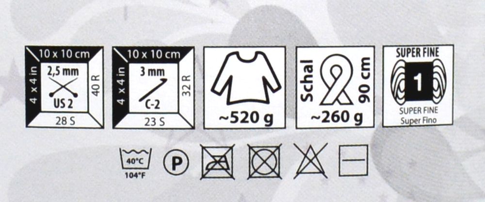 Příze Flowers Moonlight barva 3261