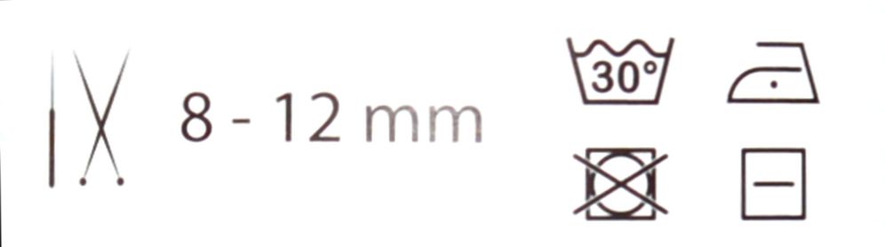 Bavlněná šňůra MILA 5 mm - Baklažán