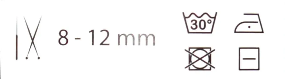 Bavlněná šňůra MILA 5 mm - Starorůžová tmavá