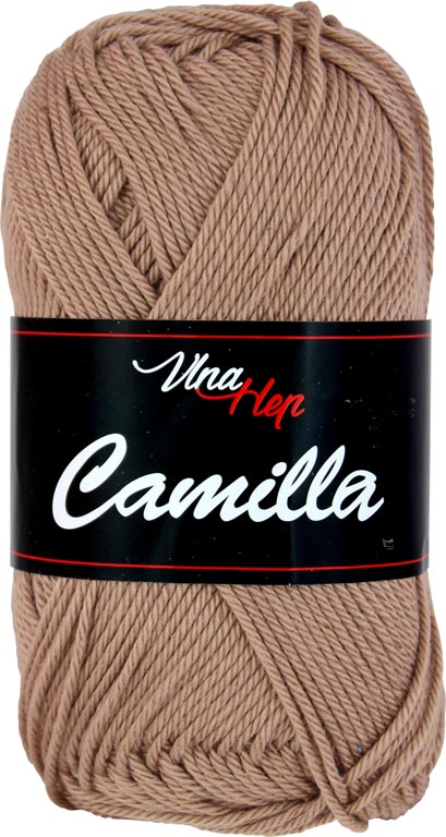 Příze Camilla barva 8217 hnědo béžová