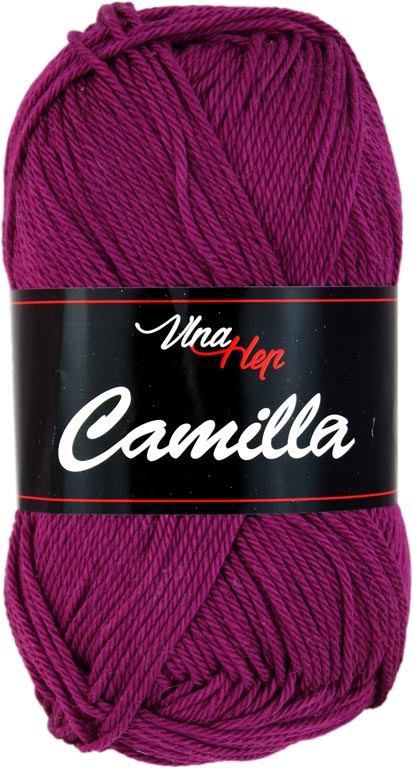 Příze Camilla barva 8049 temná fialová
