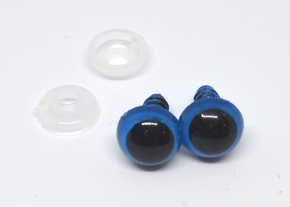 Bezpečnostní oči Ø10 mm modré