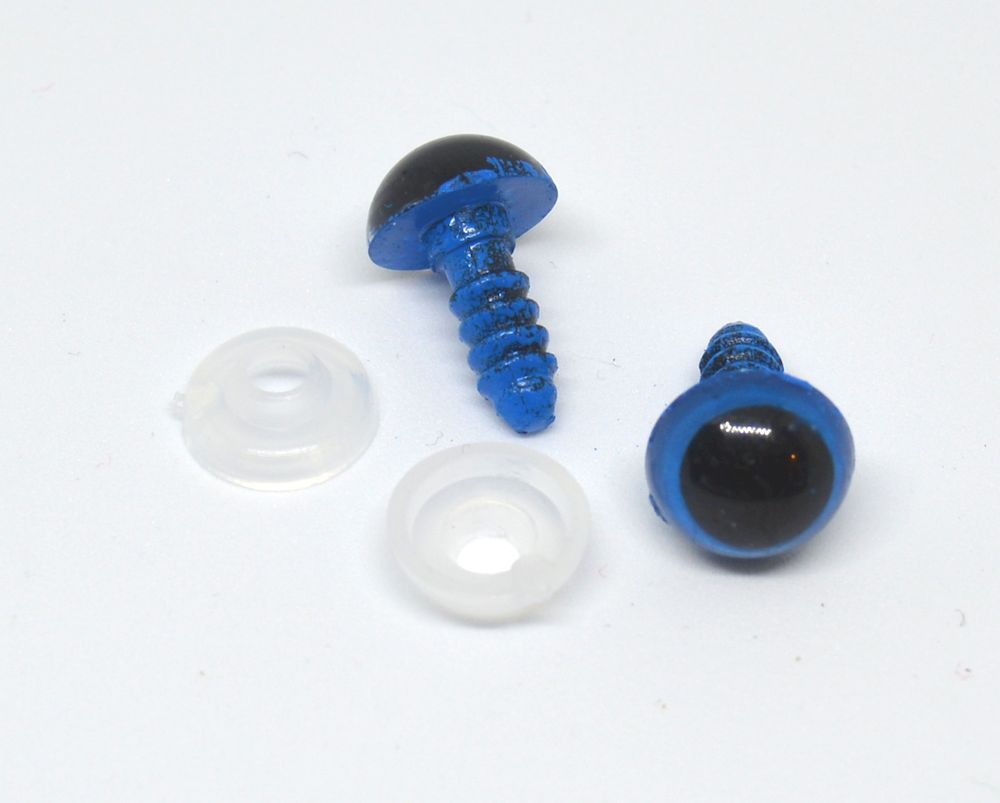 Bezpečnostní oči Ø10 mm modré