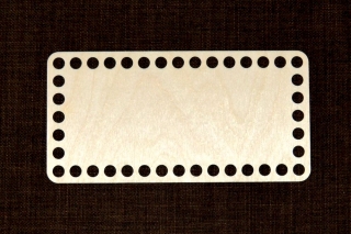 Dno na košík - obdélník 21 x 10 cm