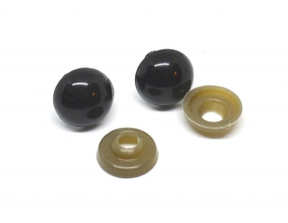 Bezpečnostní oči Ø14 mm černé