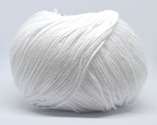 Příze Jeans barva 62 bílá