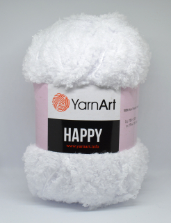 Příze Happy barva 770 bílá