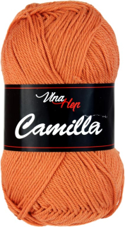 Příze Camilla barva 8200 hnědorezavá