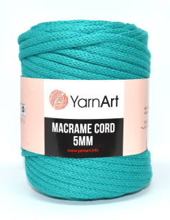 Macrame Cord 5 mm barva 783 smaragdová 