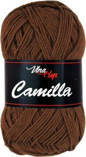 Příze Camilla barva 8220 hnědá