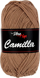 Příze Camilla barva 8218 hnědá