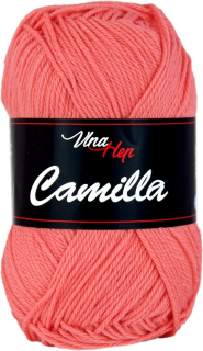 Příze Camilla barva 8017 lososově korálová
