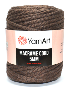 Macrame Cord 5 mm barva 769 hnědá
